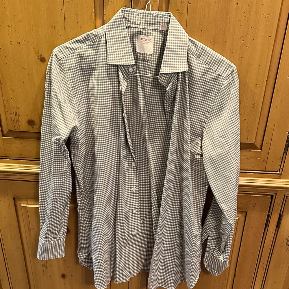 PINK Thomas Pink checkered shirt